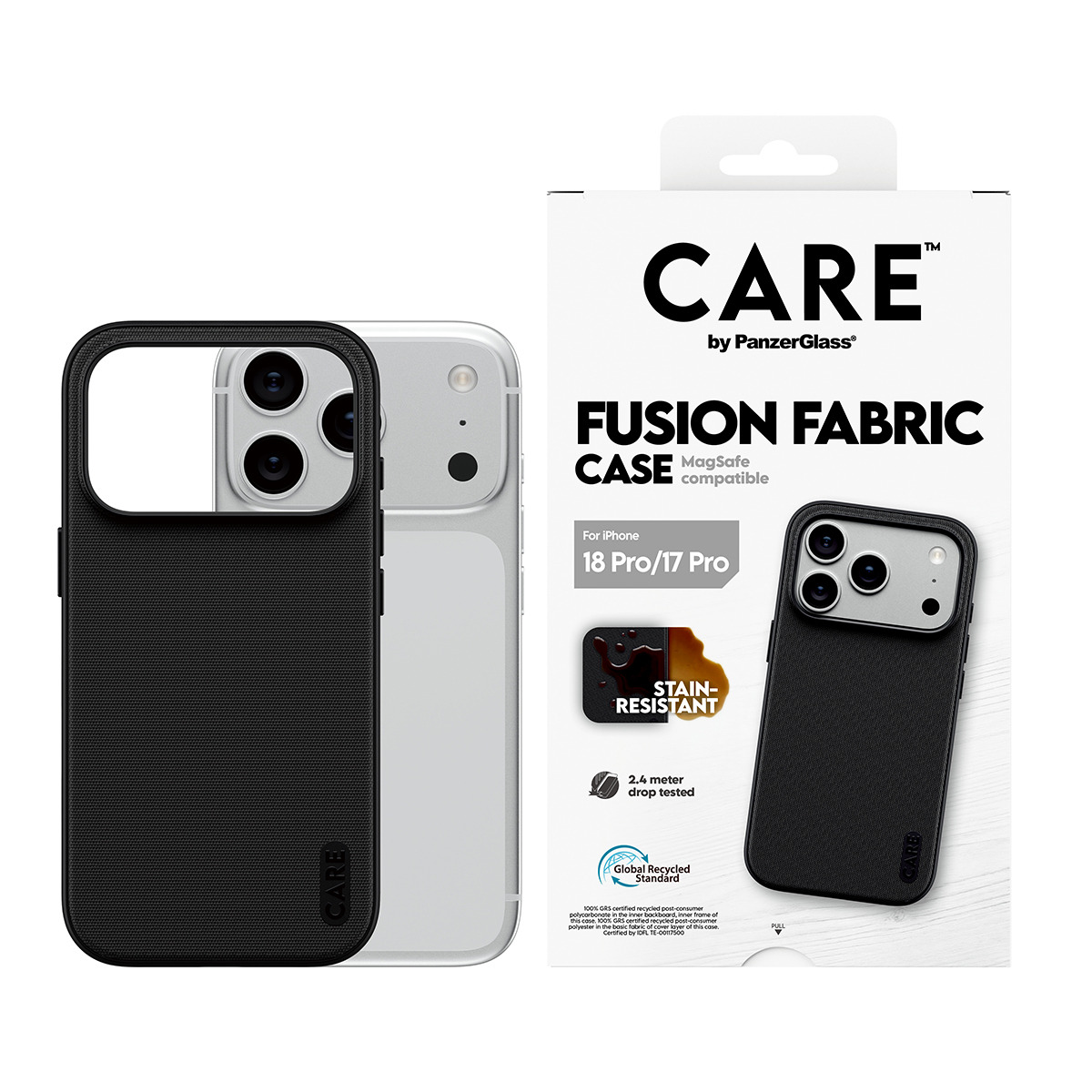 PanzerGlass CARE™ by PanzerGlass® Fusion Fabric Case Black w. MagSafe iPhone 18 Pro | 17 Pro – image 2