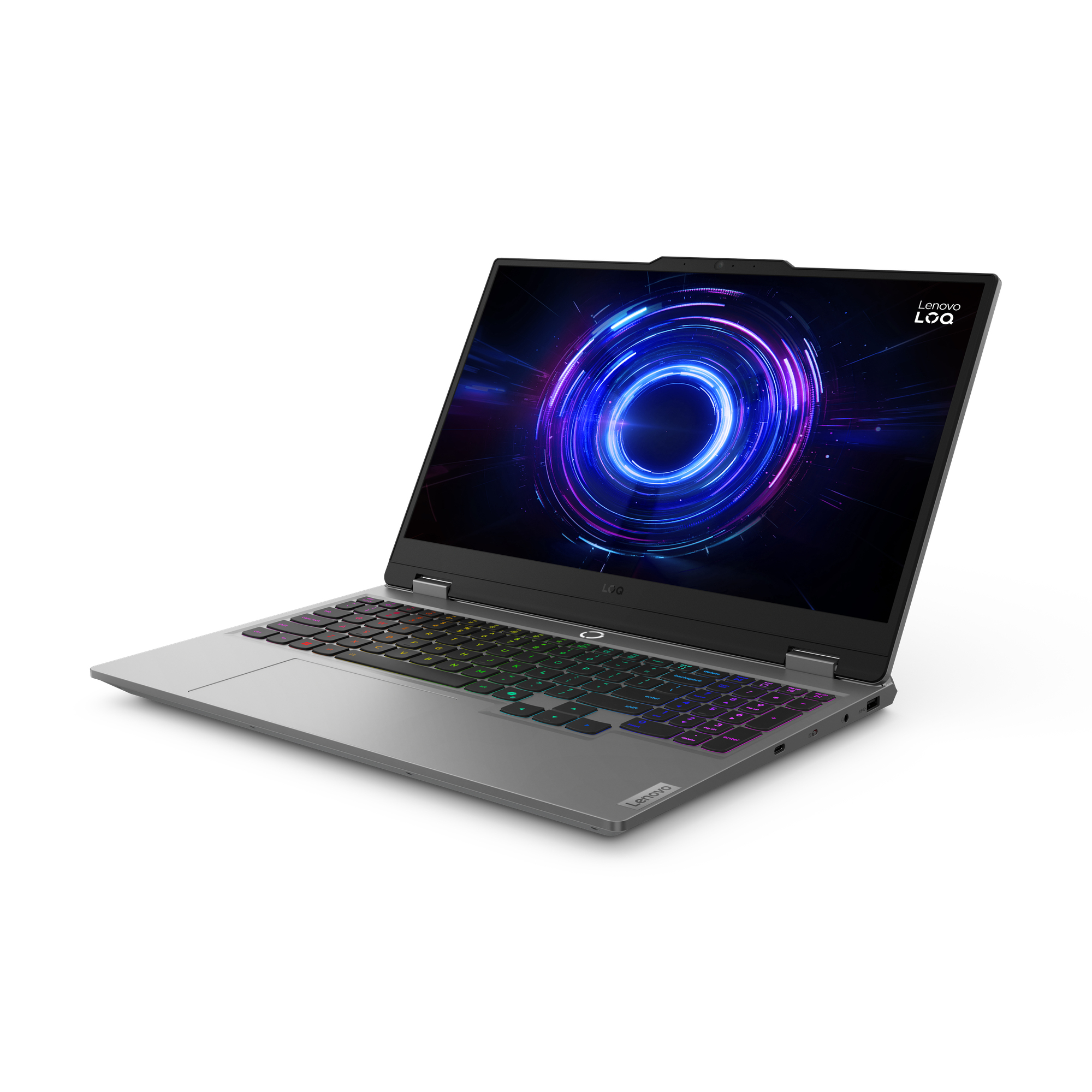 Portátil gaming - Lenovo LOQ 15IRX10, 15.6" Full-HD, Intel® Core™ i7-13650HX, 32GB RAM, 1TB SSD, GeForce RTX™ 5060, Sin sistema operativo, Gris - imagen 4