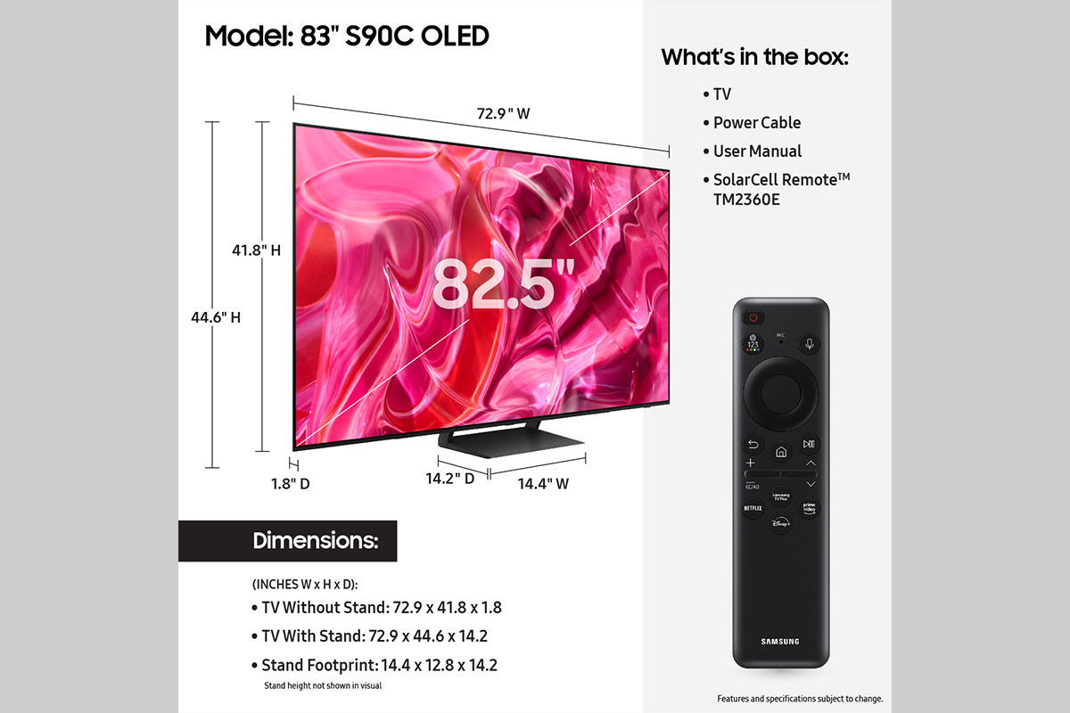 Samsung QN83S90CAEXZA TV 2.11 m (83") 4K Ultra HD Smart TV Wi-Fi Black, Titanium – image 6