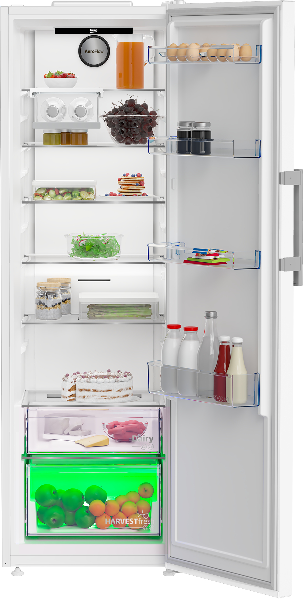 Beko B3RMLNE444HW1 fridge Freestanding – image 3