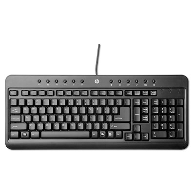 HP VT491AA keyboard Universal USB Black