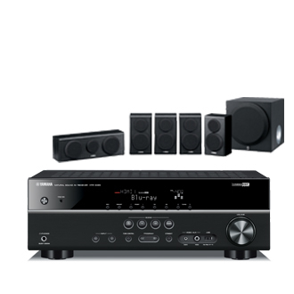 Yamaha YHT-398 home cinema system 5.1 channels