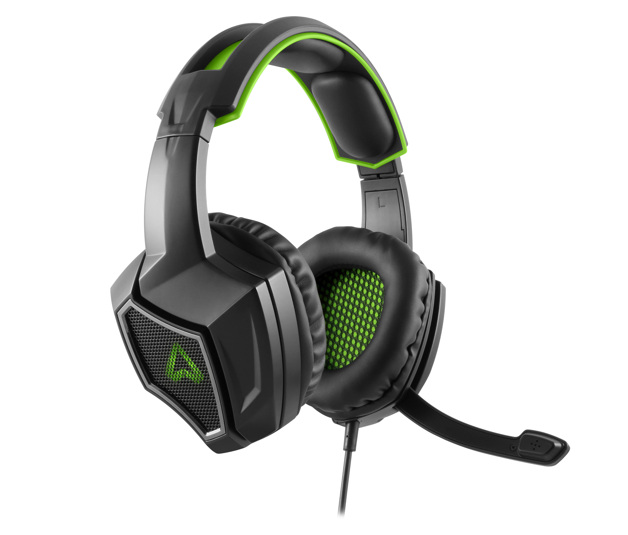 Alpha Gamer Tycho Headset Wired Head-band Gaming Black, Green – image 3
