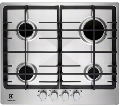 Electrolux EGG6342NOX hob Stainless steel Built-in Gas 4 zone(s)