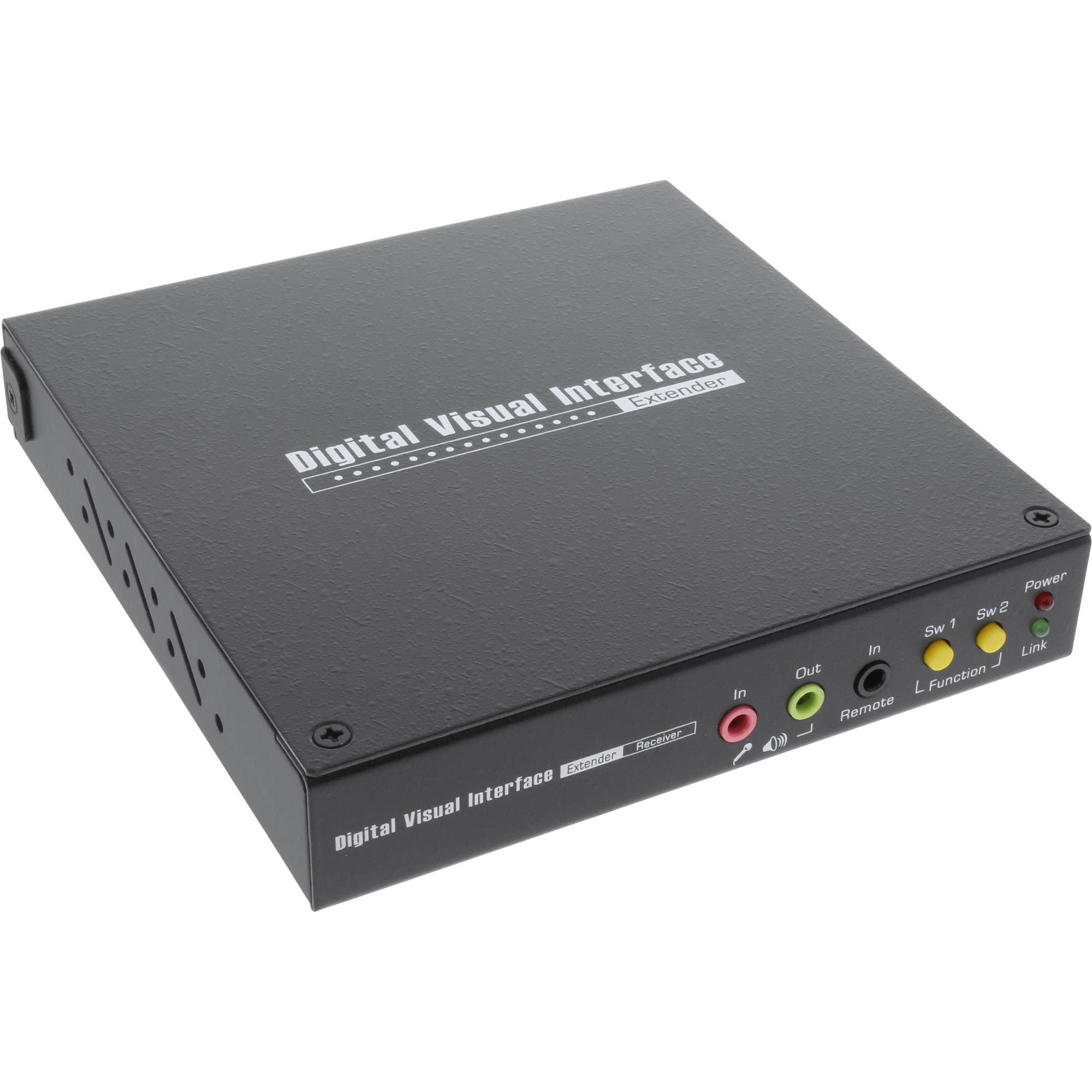 InLine DVI USB KVM Extender over TP Cable with local Console + Audio up to 100m – image 3