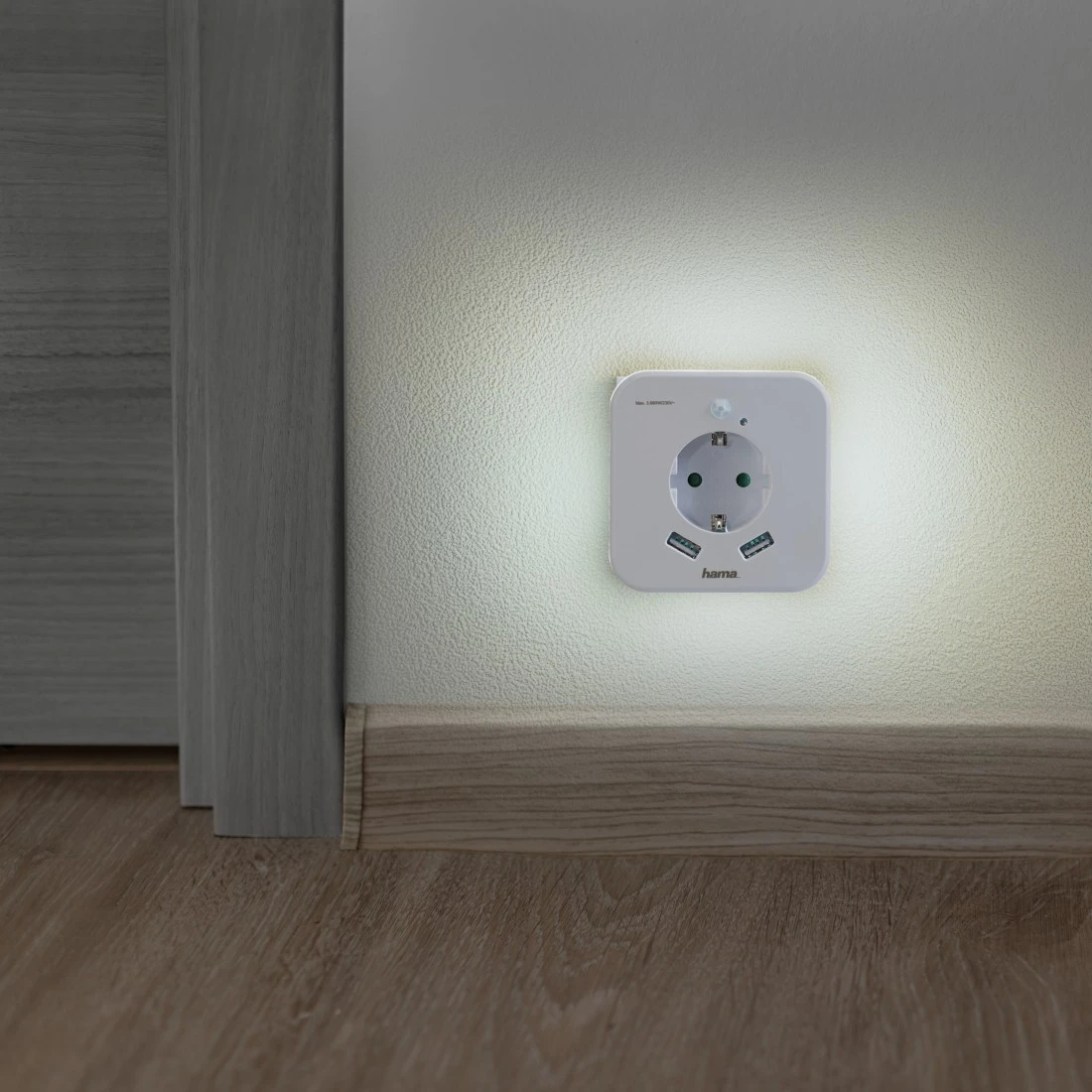 Resim Hama 00223507 Prizli Gece Lambası, Beyaz, Sıcak Beyaz LED, IP20