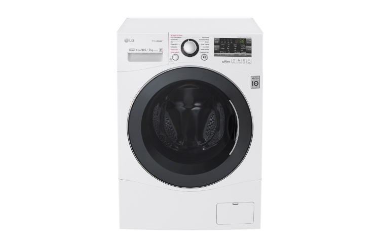 LG F14A8JDH2NH washer dryer Freestanding Front-load White