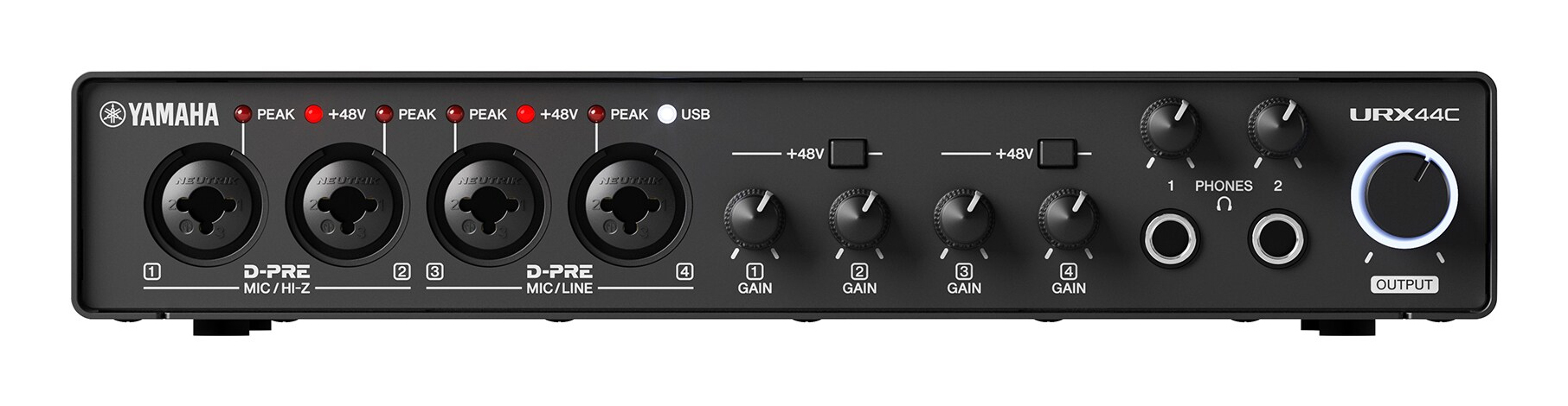 Yamaha URX44C recording audio interface – image 3