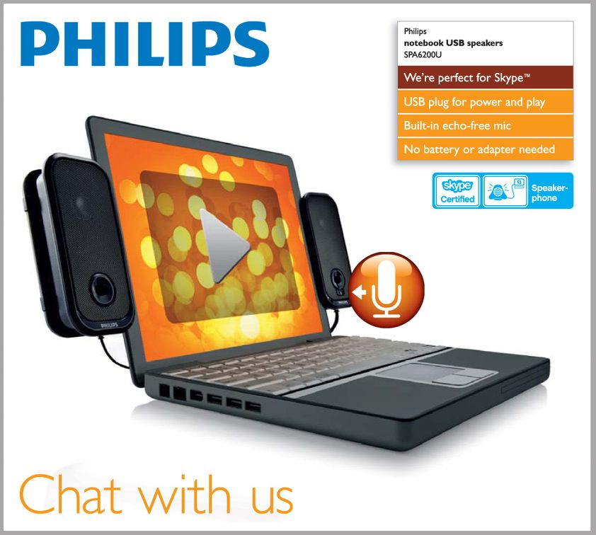 Philips Notebook USB speakers SPA6200U/10 – image 3