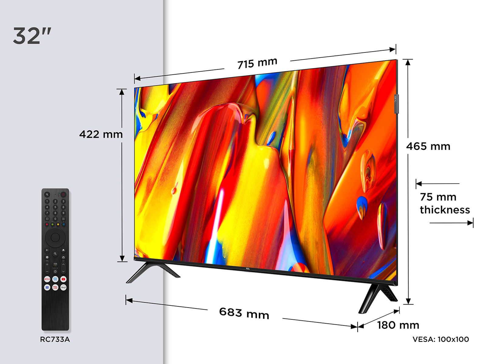 TCL 32V5C-UK TV 81.3 cm (32") Full HD Smart TV Wi-Fi Black – image 2