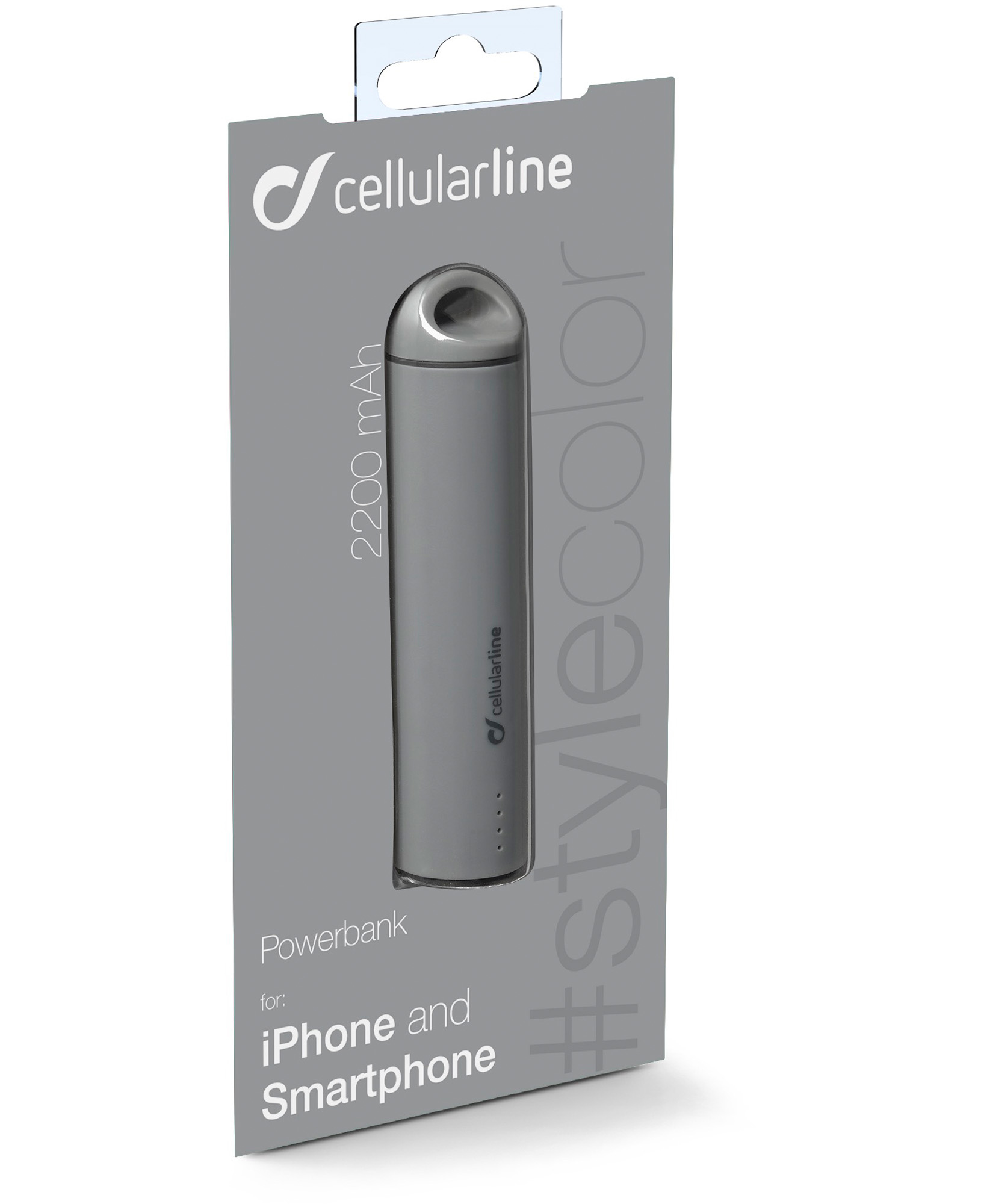 Cellularline Powerbank #Stylecolor 2200 - Universal – image 3