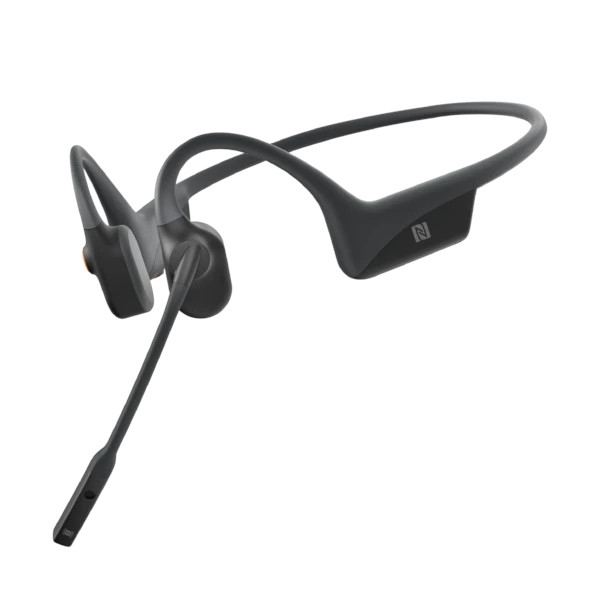 SHOKZ OpenComm Headset Wireless Ear-hook, Neck-band Calls/Music USB Type-C Bluetooth Grey