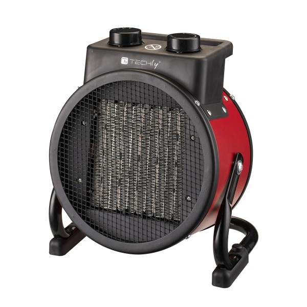 Techly IC-HEAT002 electric space heater Indoor & outdoor Black, Red