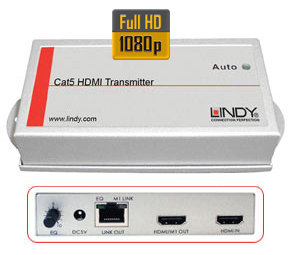Lindy CAT5e/6 HDMI Transmitter