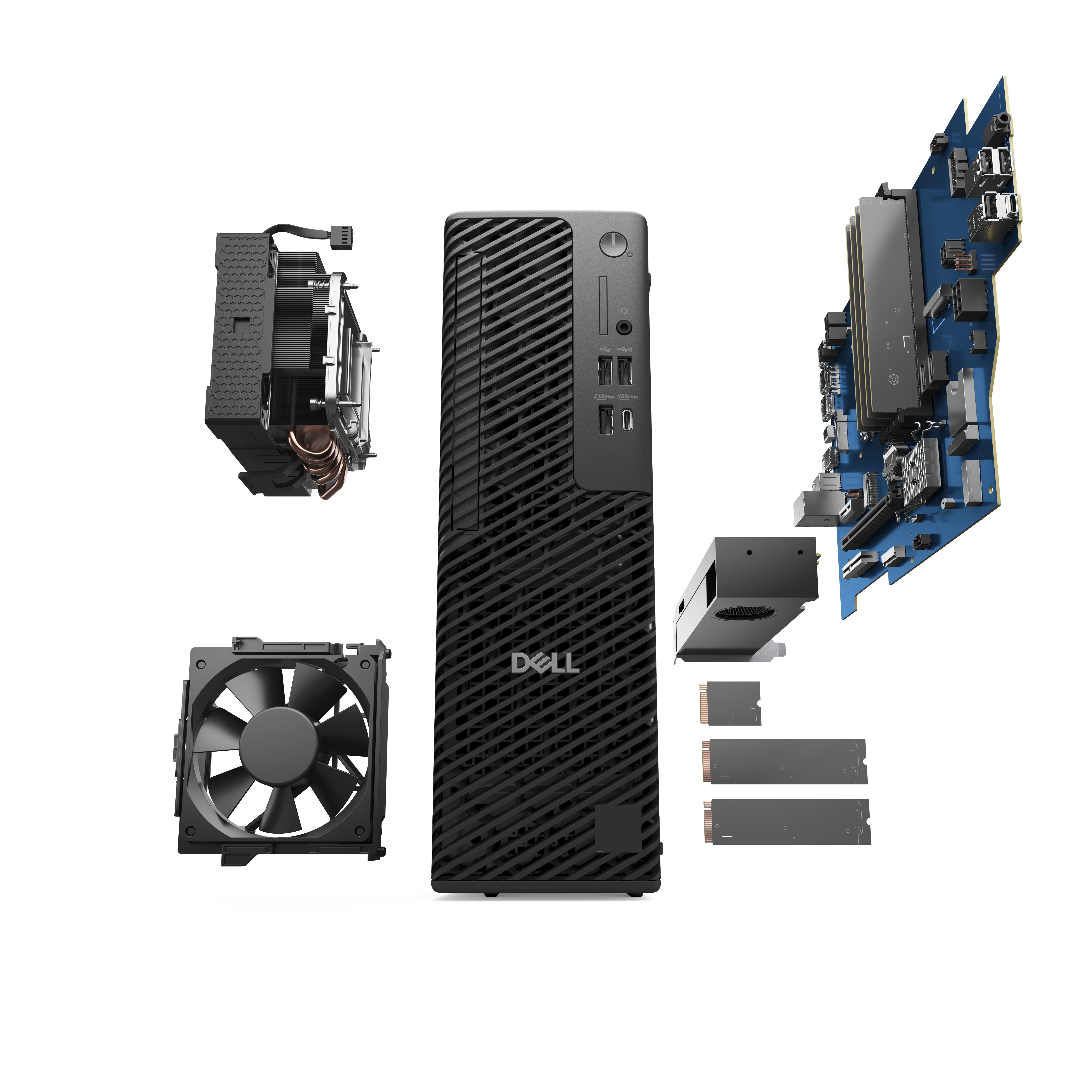 DELL Pro Max FCS1250 Intel Core Ultra 5 235 16 GB DDR5-SDRAM 512 GB SSD Windows 11 Pro Slim PC PC Black image 6