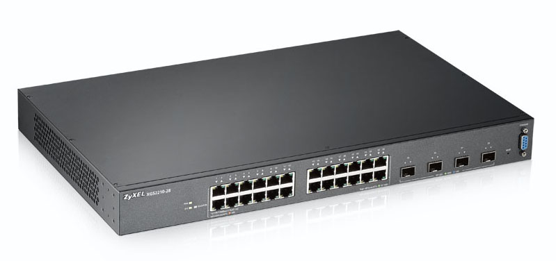 Zyxel XGS2210-28 Managed L2 Gigabit Ethernet (10/100/1000) 1U Black – image 2