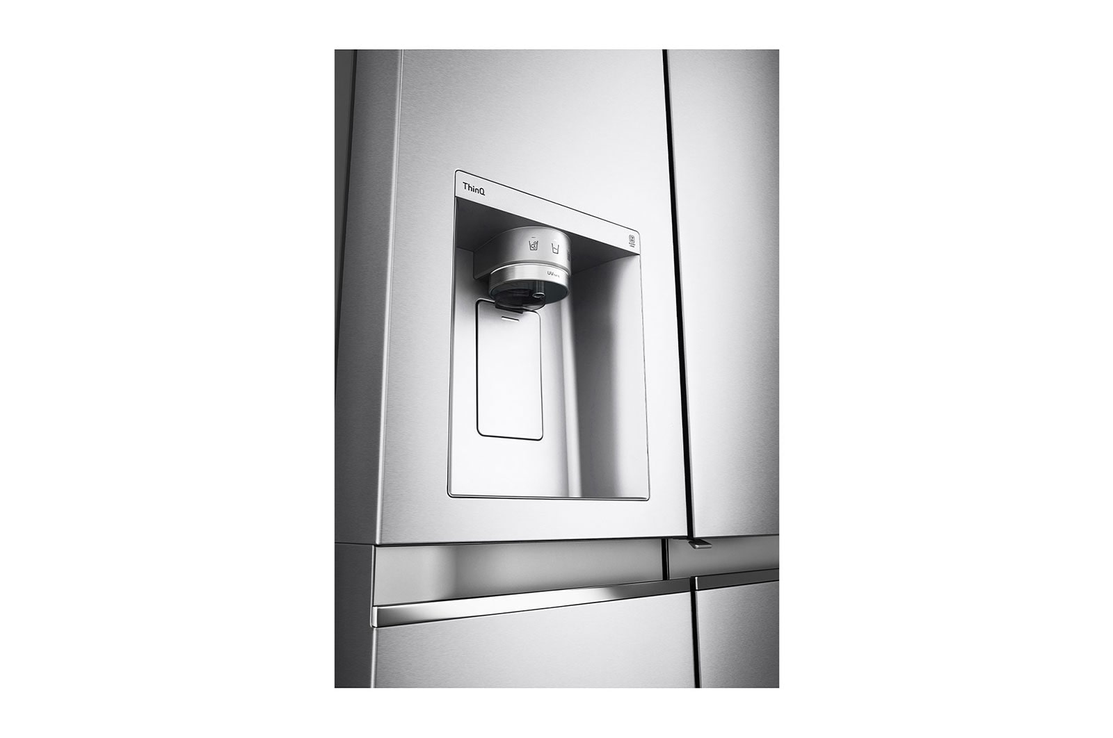 LG VS22JS side-by-side refrigerator Freestanding Stainless steel – image 5