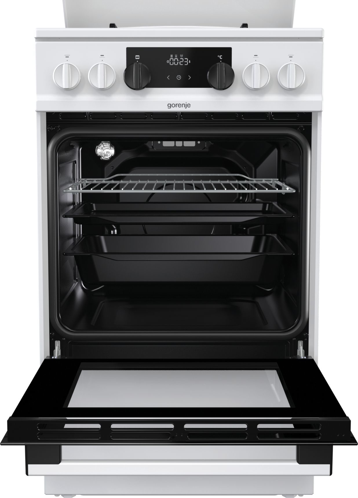 Gorenje K5341WJ cooker Freestanding cooker Electric Gas White – image 3