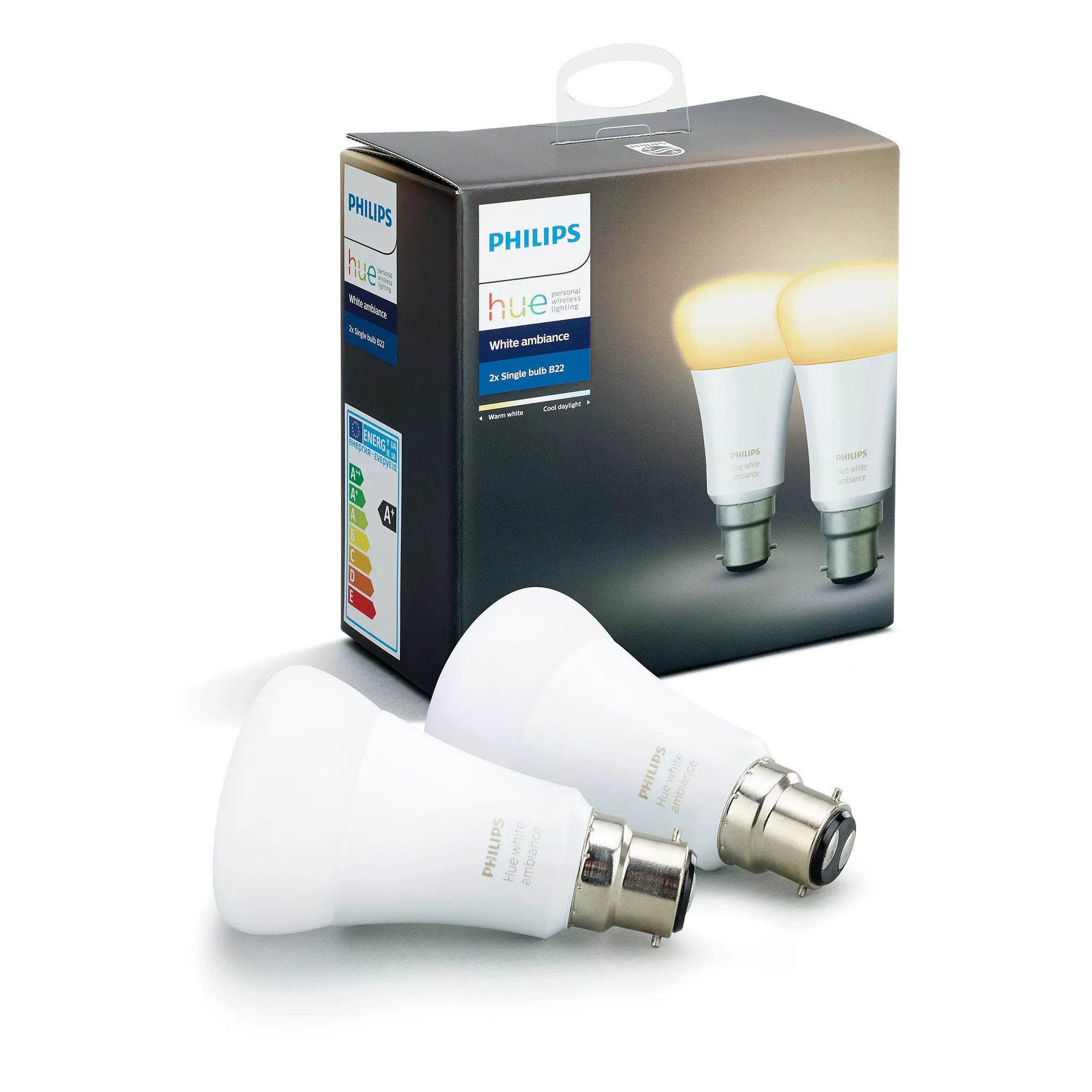 Philips by Signify Philips Hue White ambience Dual Pack B22 – image 3