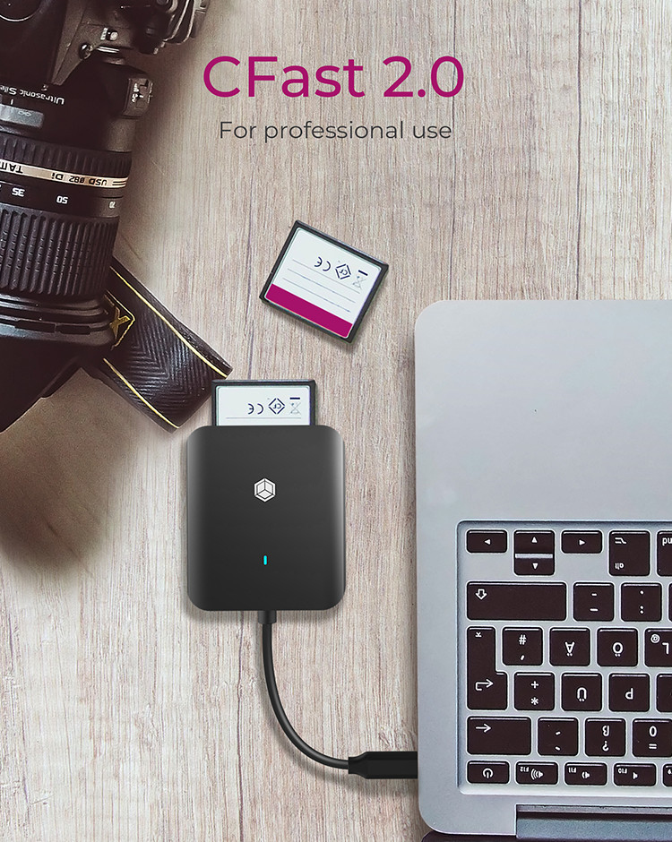 ICY BOX IB-CR403-C3 card reader USB 3.2 Gen 1 (3.1 Gen 1) Type-C Black – image 6