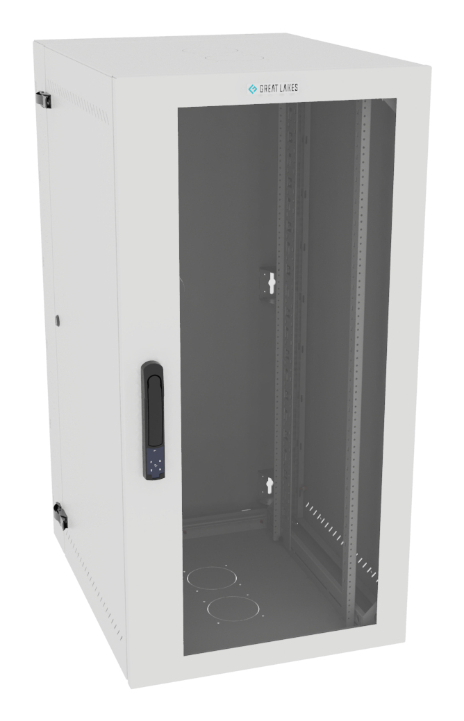 Vertiv VR Rack GL48WMCMP-W-SE-00-00 rack cabinet 25U Wall mounted rack White – image 1
