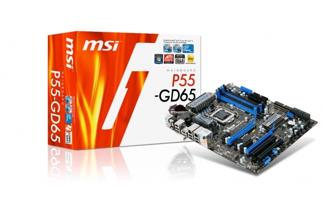 MSI P55-GD65 Intel® P55 LGA 1156 (Socket H) ATX
