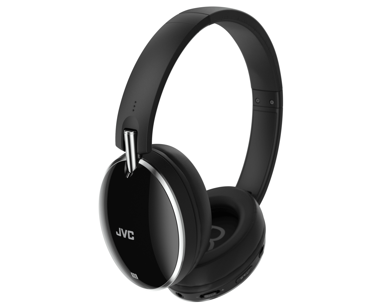 JVC HA-S90BN-B-E Headset Wireless Head-band Calls/Music Micro-USB Bluetooth Black, Silver – image 2