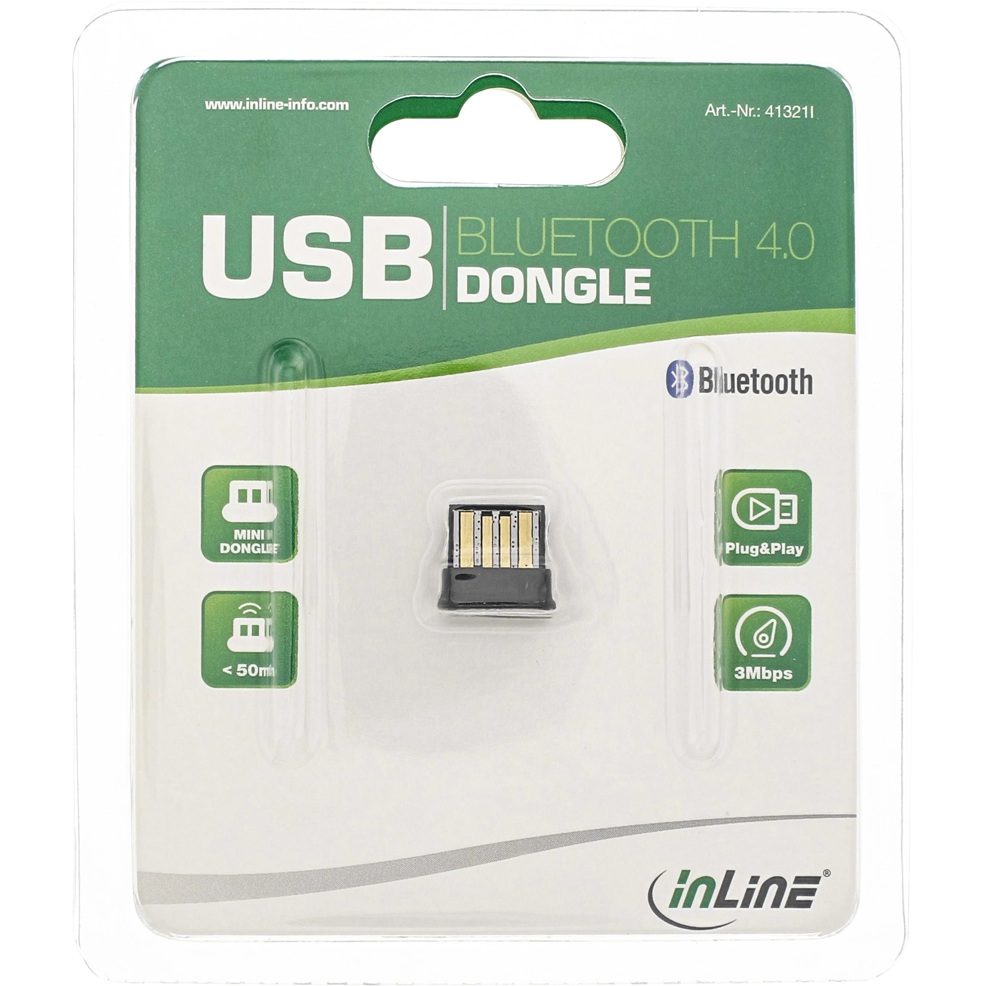 InLine Bluetooth 4.0 Dongle USB Adapter – image 4