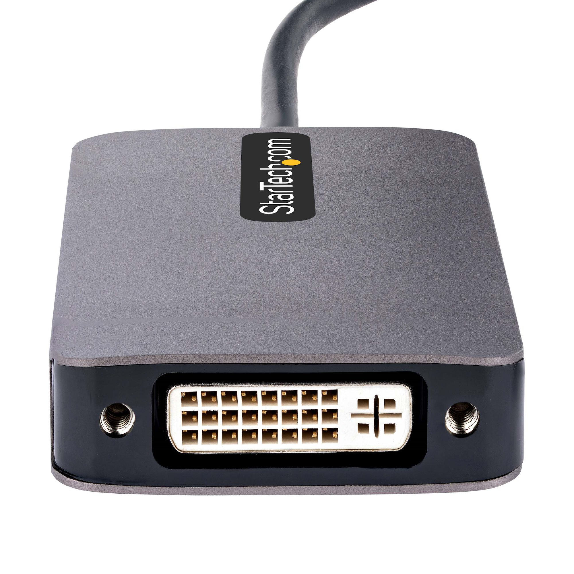StarTech.com USB C Video Adapter, USB C to HDMI DVI VGA Adapter, Up to 4K – image 4