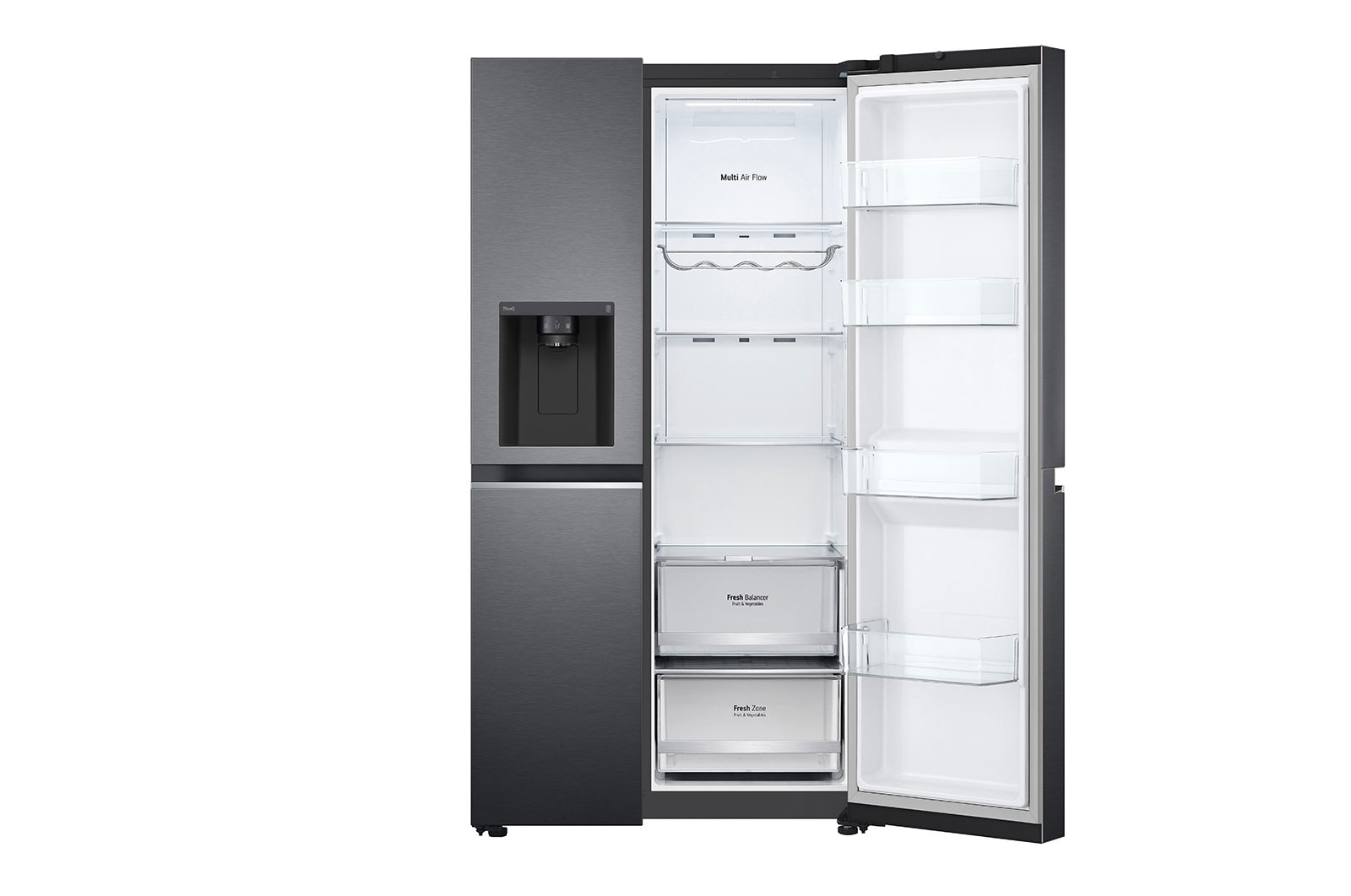 LG GSLV80MCLF side-by-side refrigerator Freestanding – image 8