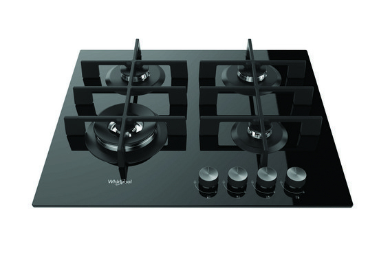 Whirlpool GOW6423NB hob Black Built-in Gas 4 zone(s)