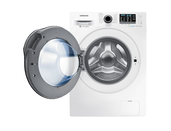 Samsung WD80J5A10AW washer dryer Freestanding Front-load White – image 4