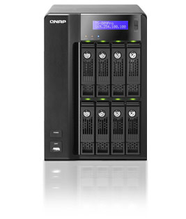 QNAP TS-809-PRO-EU-B NAS/storage server Intel® Core™2 Duo – image 2