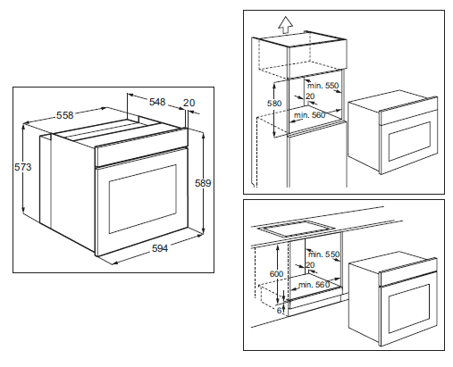 Electrolux FR63S oven 74 L Sand – image 2