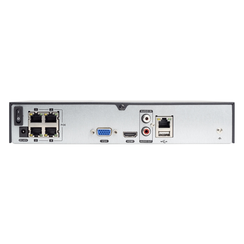 Vultech Security VS-NVR7504EVO-POE-UHD network video recorder Black – image 3