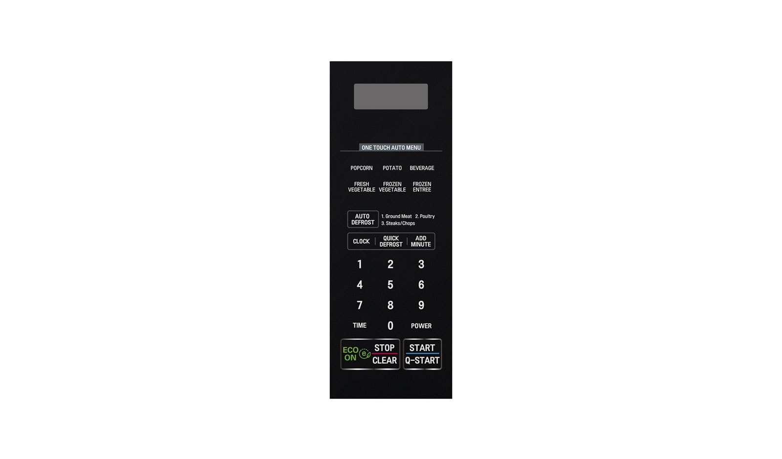 LG MS2042DB microwave Black Solo microwave – image 3