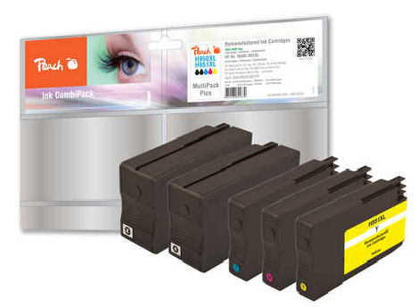 Peach Tintenpatronen ink cartridge Black, Cyan, Magenta, Yellow