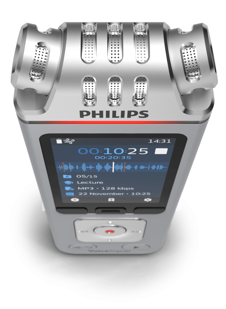 Philips Voice Tracer DVT4110/00 dictaphone Flash card Chrome, Silver – image 5