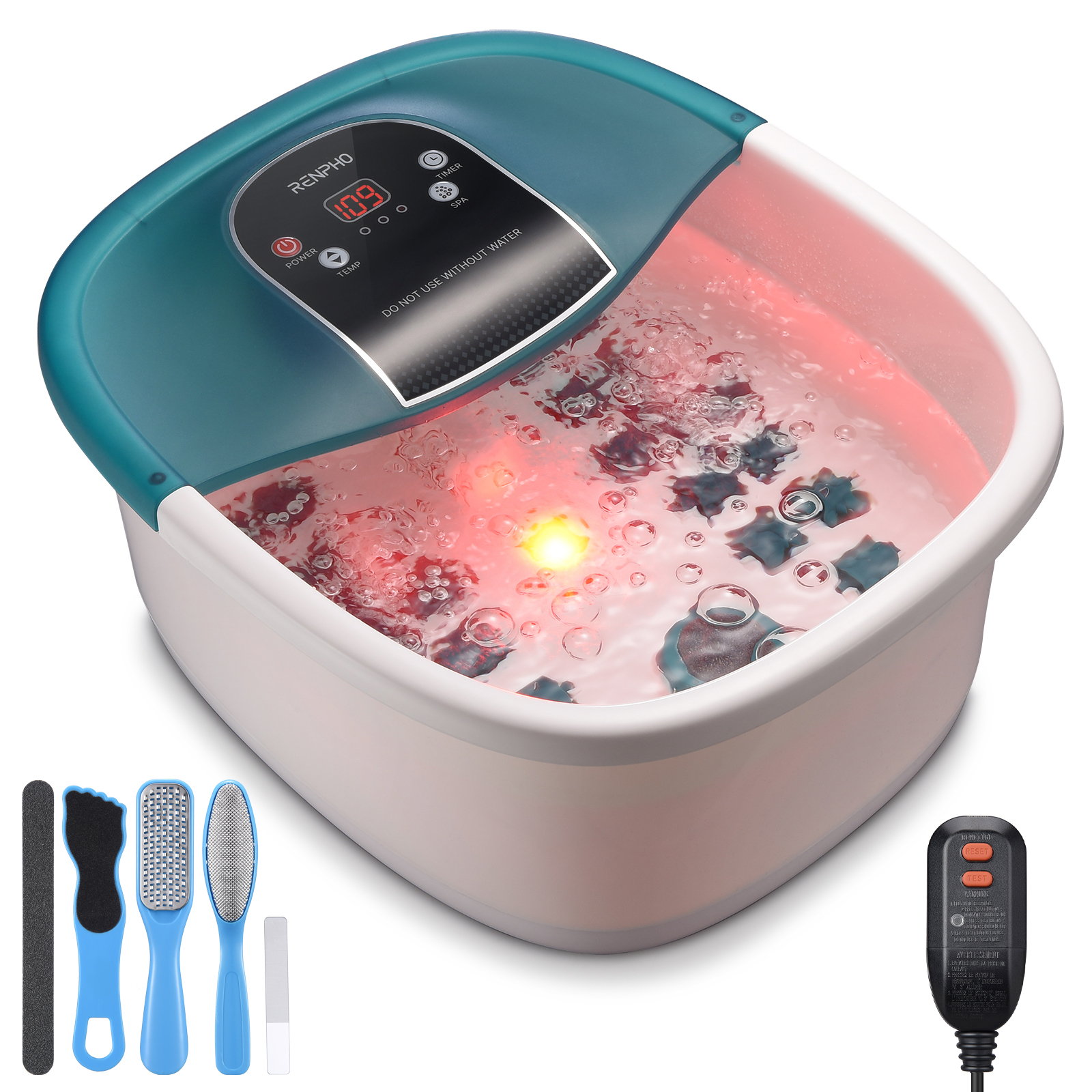 Renpho R-X002 massager Foot White, Green – image 1