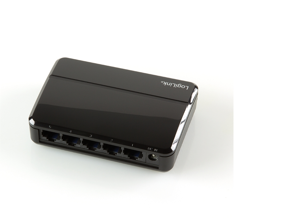 LogiLink NS0105 network switch Unmanaged L2 Gigabit Ethernet (10/100/1000) Black – image 7