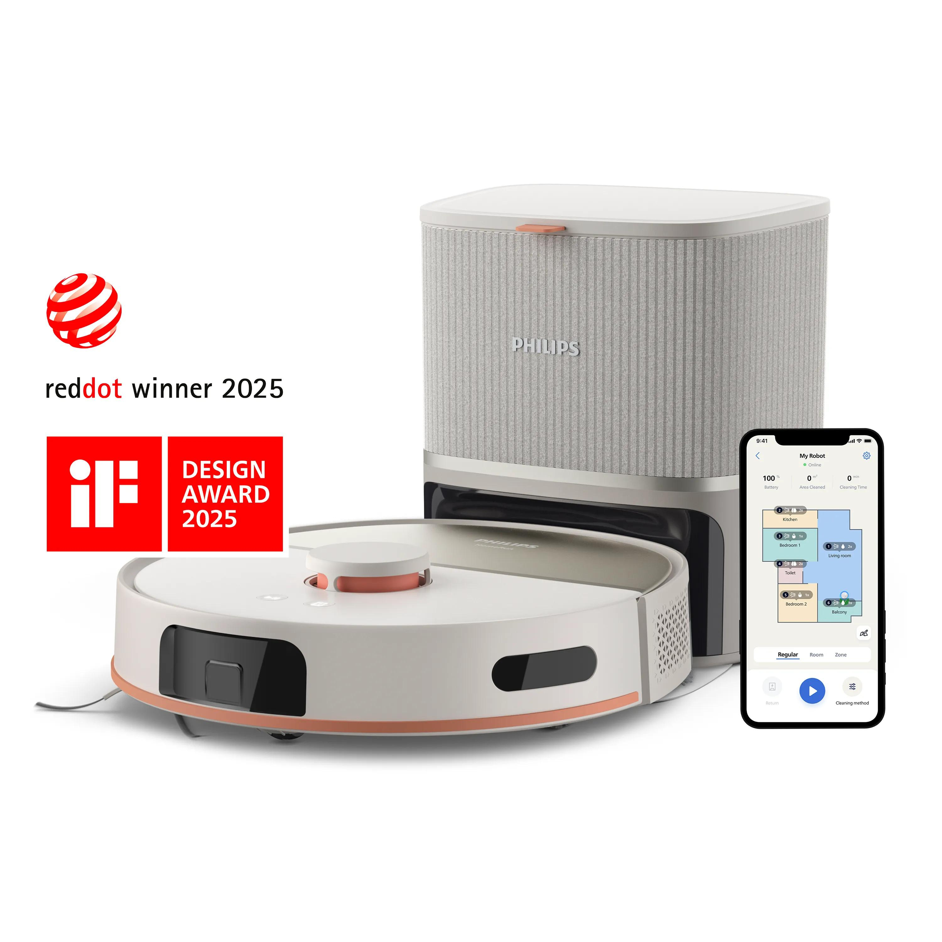Philips Robot aspiration et lavage HomeRun 5000