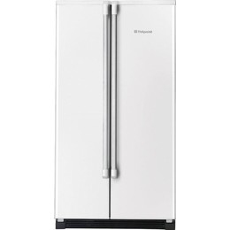 Hotpoint MSZ801 side-by-side refrigerator Freestanding White