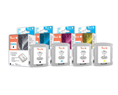 Peach 316403 ink cartridge 4 pc(s) Black, Cyan, Yellow