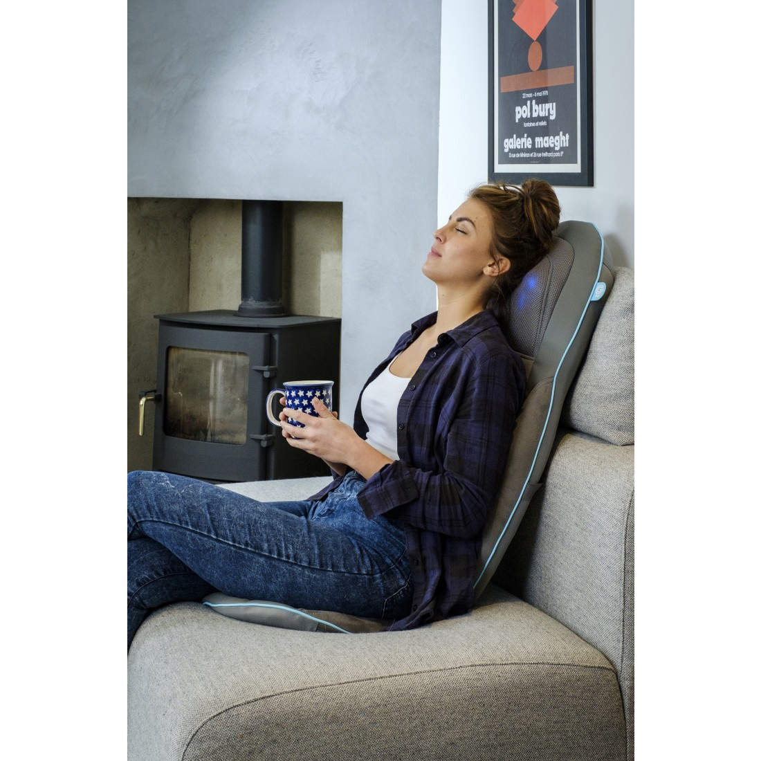 HoMedics SGM-1600H-EU massager Back, Belt, Neck, Shoulders Grey – image 9