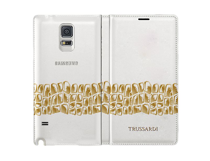 Samsung F-APSTRUIS02 mobile phone case Wallet case Gold, White – image 2