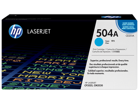 HP 504A toner cartridge 1 pc(s) Original Cyan