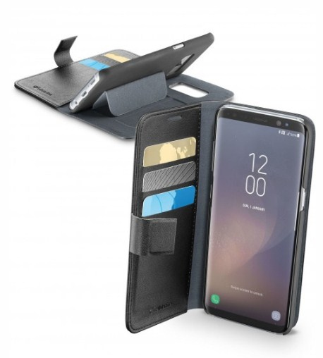 Cellularline BOOKAGENDGALS8PLK mobile phone case Folio Black – image 1