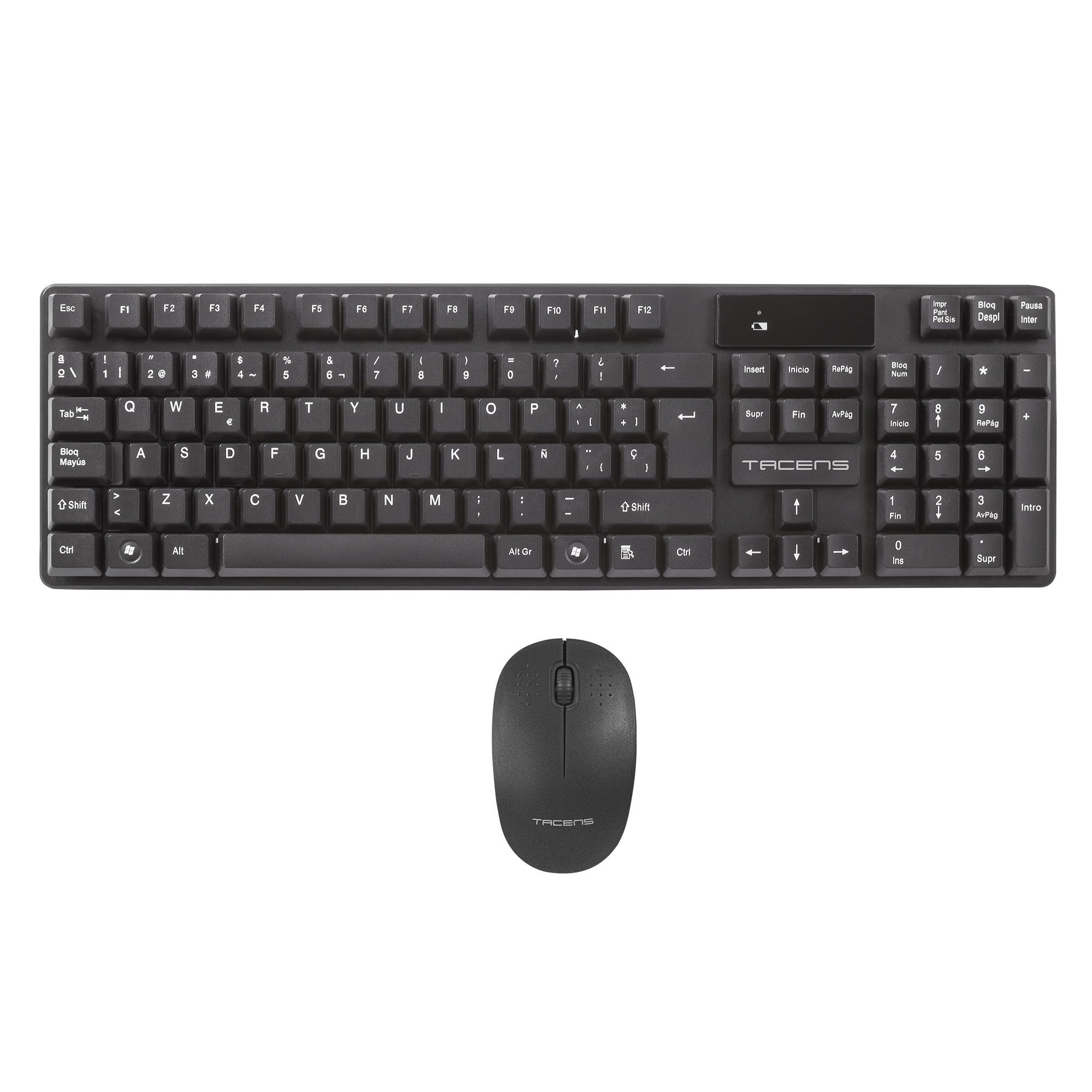 Tacens Anima ACPW0ES keyboard Mouse included Universal RF Wireless QWERTY Spanish Black
