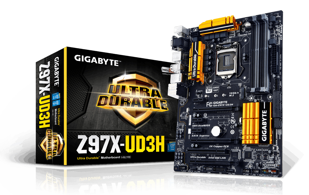 GIGABYTE GA-Z97X-UD3H motherboard Intel® Z97 LGA 1150 (Socket H3) ATX