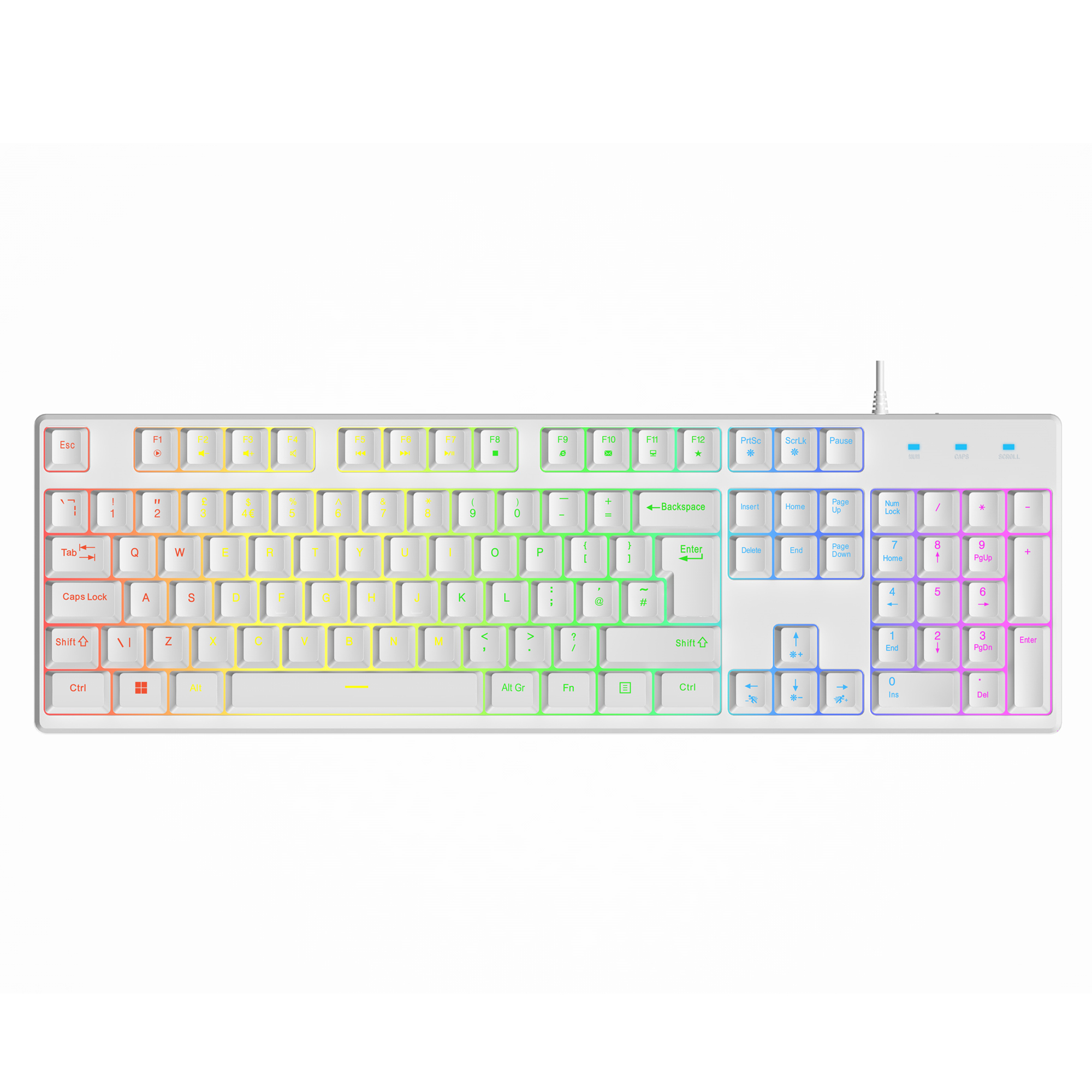 VIDA REBEL 2IN1 WHITE USB DESK KIT – image 4